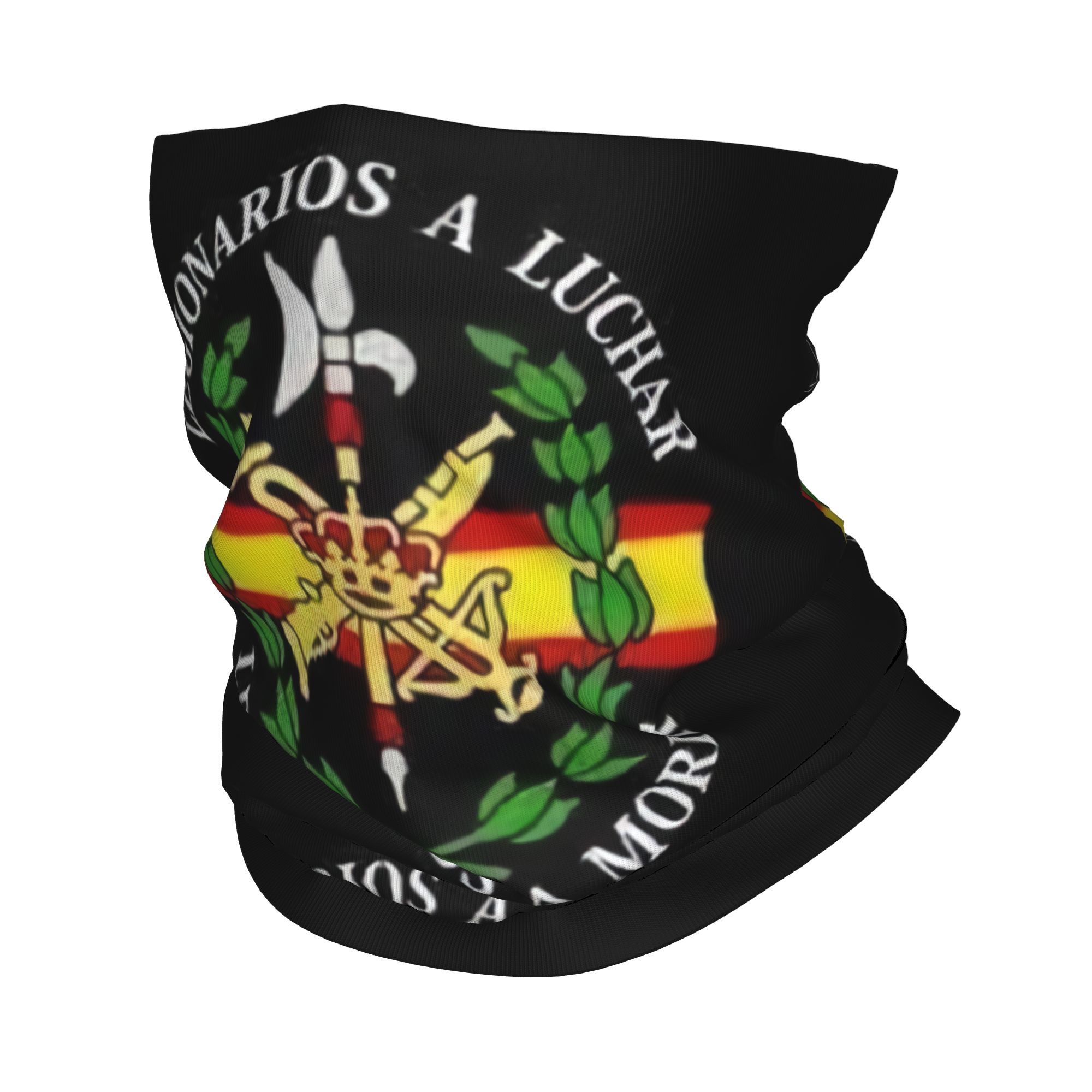 Neck Gaiter Face Cover - Bandana Legion Spanyol Kustom, Penutup Leher