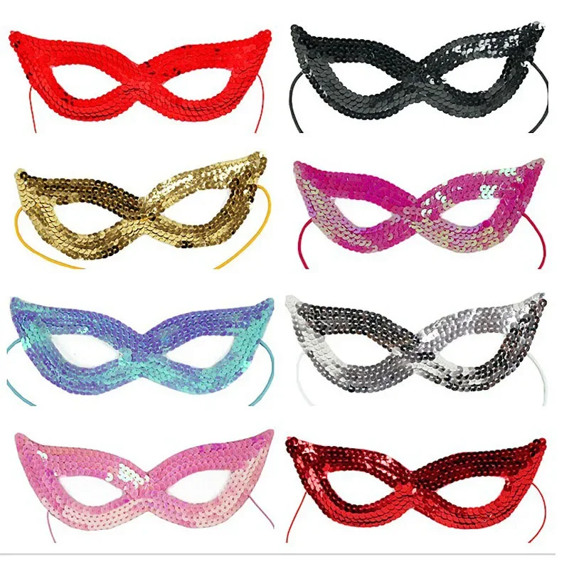 Kids Face Mask - Topeng Mata Kucing Rubah Seksi Payet