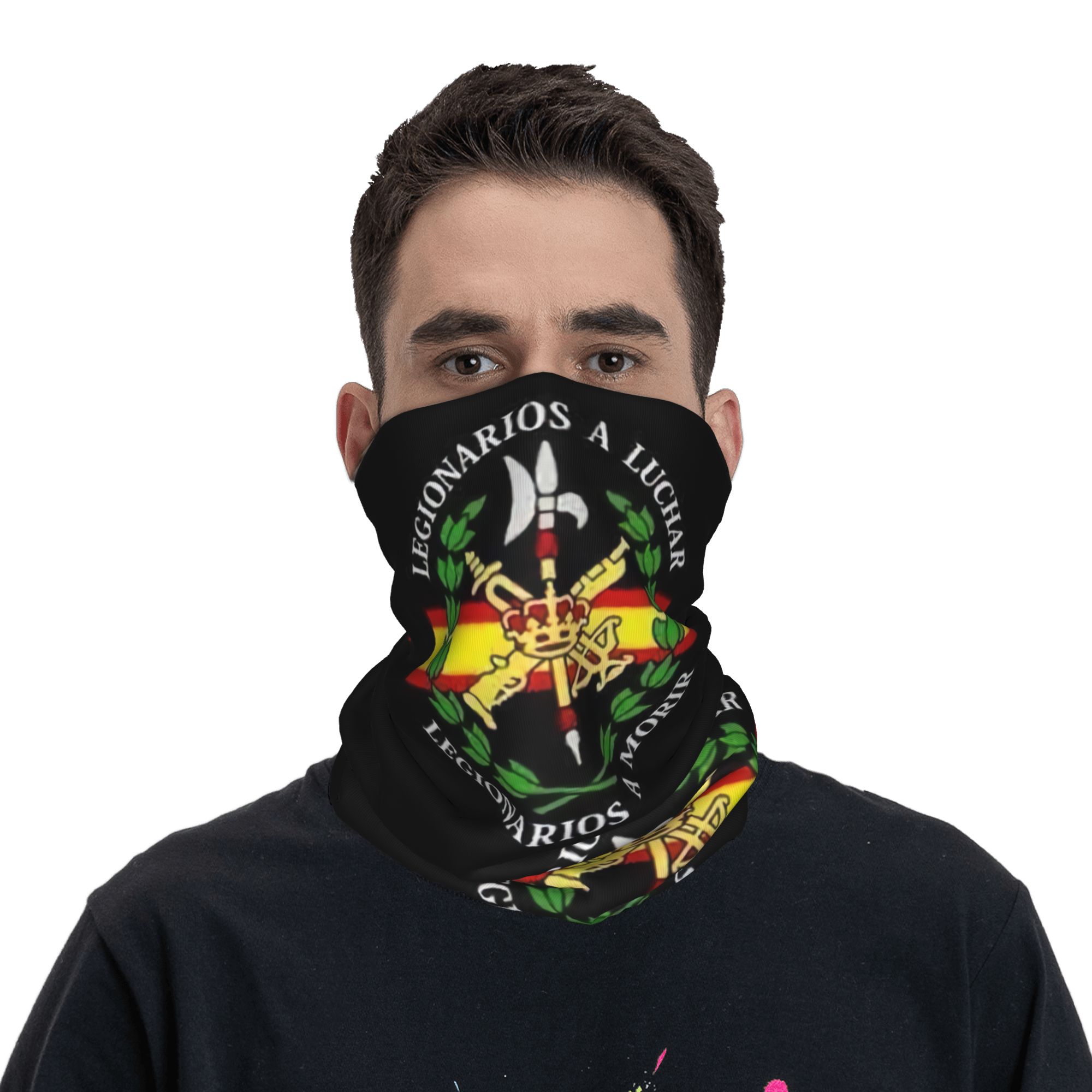 Bandana Legion Spanyol Kustom, - Neck Gaiter Face Cover ulasan dan harga