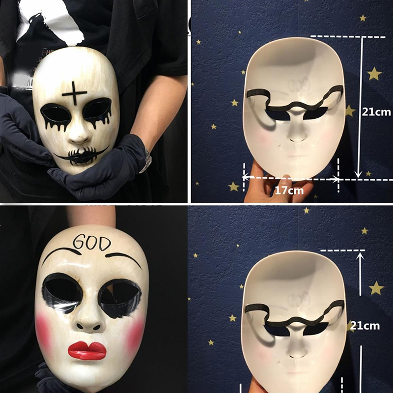 Masker Wajah Horor Anonim Tema - Kids Face Mask ulasan dan harga